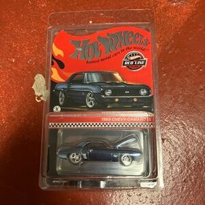 Hot Wheels Blue 1969 Chevy Camaro SS Toy Car